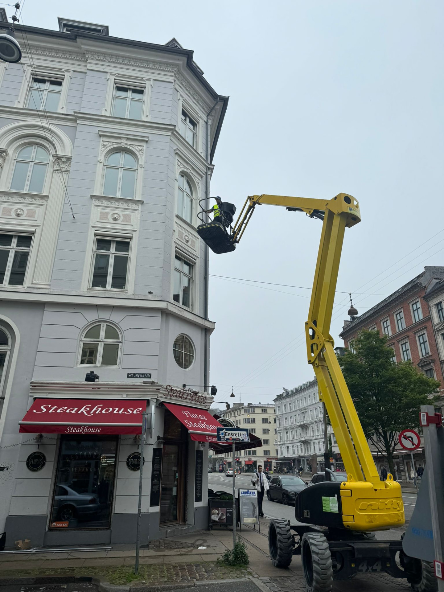 Facadebanner i mesh — København V — billede 3