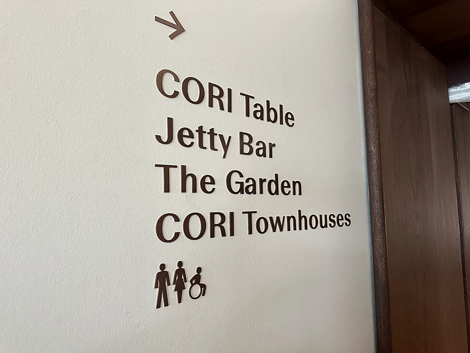 CORI Hornbæk Hotel — indvendig skiltning i stueetagen — billede 16