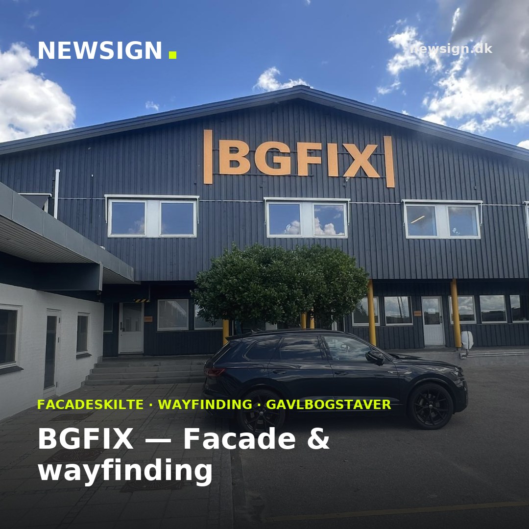 BGFIX — Facade & wayfinding — delingsbillede til sociale medier