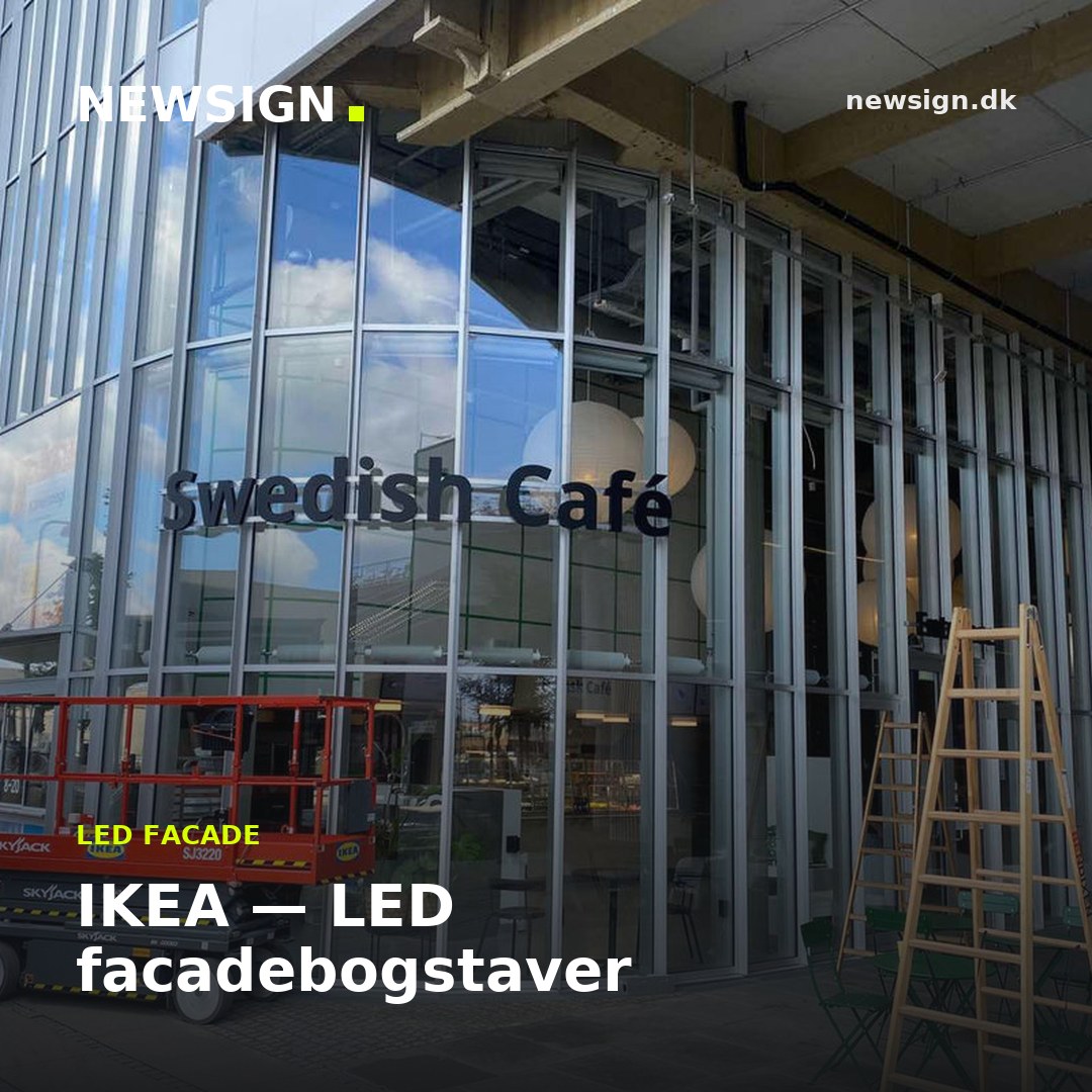 IKEA — LED facadebogstaver — delingsbillede til sociale medier